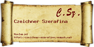 Czeichner Szerafina névjegykártya